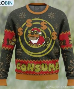 Anime Sweater Consume Futurama Ugly Christmas Sweater