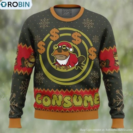 Anime Sweater Consume Futurama Ugly Christmas Sweater