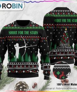 Archer Using Compound Ugly Christmas Sweater