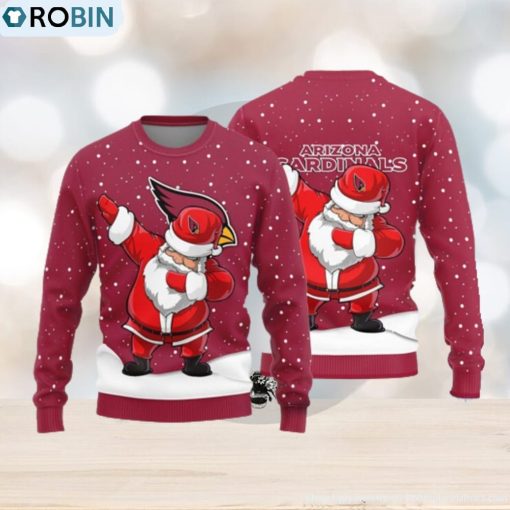 Arizona Cardinals Dab Santa Ugly Christmas Sweater For Fans