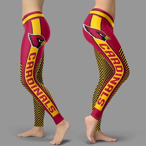 Arizona Cardinals Team High Waist Leggings for Women