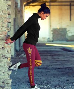 Arizona State Sun Devils Women 3D Printed Leggings Sports Arizona State Sun Devils Women 3D Printed Leggings Sports