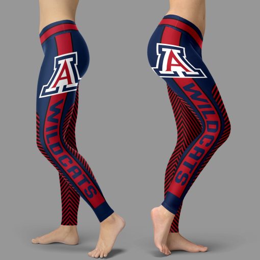Arizona Wildcats Team High Waist Leggings for Women