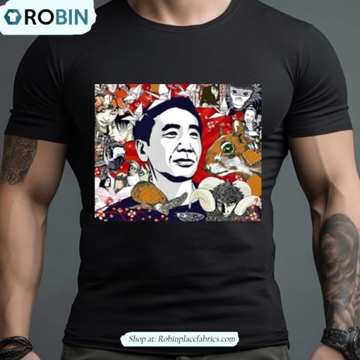 Art Mura Collage Haruki Murakami Shirt