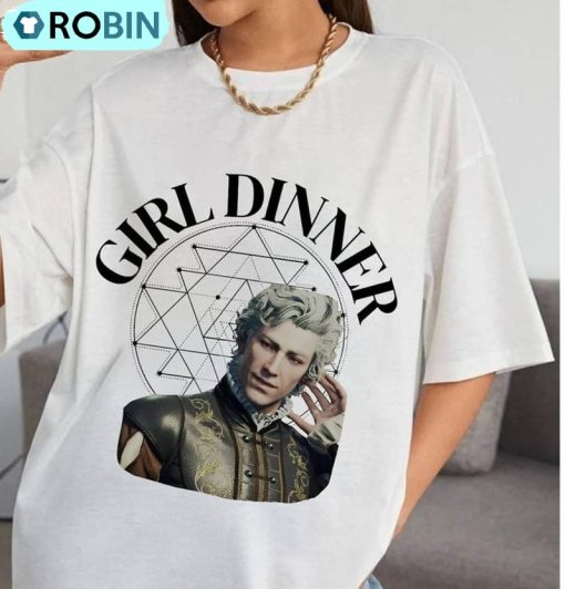 Astarion Girl Dinner Shirt, Astarion Meme Sweater Short Sleeve