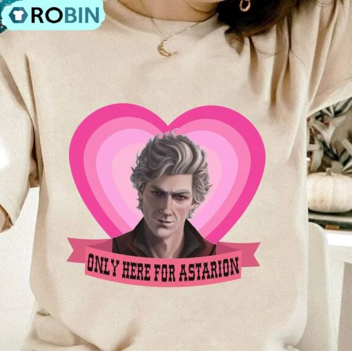 Astarion High Elf Trendy Shirt, Astarion Baldurs Gate 3 Long Sleeve Unisex Hoodie