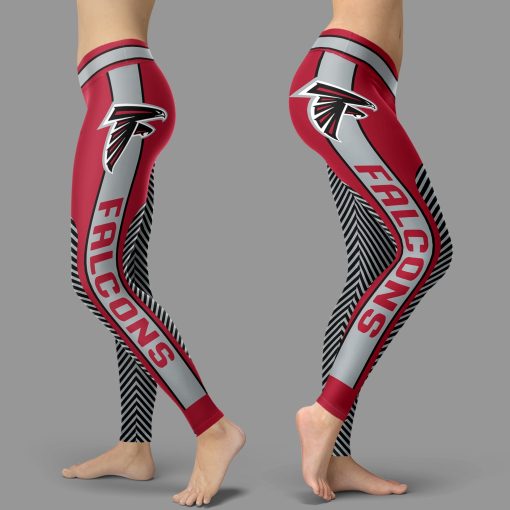 Atlanta Falcons Team High Waist Leggings for Women