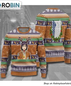 Attack On Titan Sasha Blouse Anime Christmas Ugly Sweater