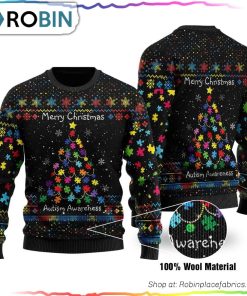 Funny Santa In Snow Ugly Christmas Sweater RB2027