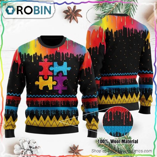 Autism Awareness Ugly Christmas Sweater