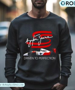 Ayrton Senna Driven To Perfection Signature Shirt Ayrton Senna Driven To Perfection Signature Shirt