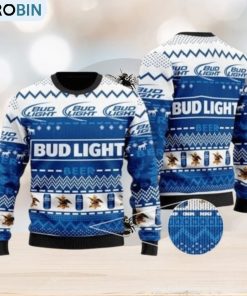 B U D Light Beer 3d All Over Printed Ugly Christmas Sweater