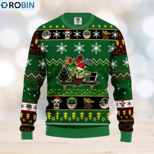 Baby Yoda Cute Ugly Christmas Sweater Green Ideas For Men Women