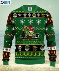 Baby Yoda Cute Ugly Christmas Sweater Green Ideas For Men Women Baby Yoda Cute Ugly Christmas Sweater Green Ideas For Men Women