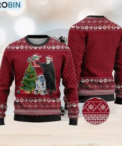 Baby Yoda Luke Star Wars Ugly Christmas Sweater