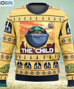 Baby Yoda The Child Mandalorion Ugly Christmas Sweater Baby Yoda The Child Mandalorion Ugly Christmas Sweater