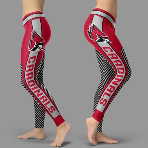 Ball State Cardinals Team High Waist Leggings for Women
