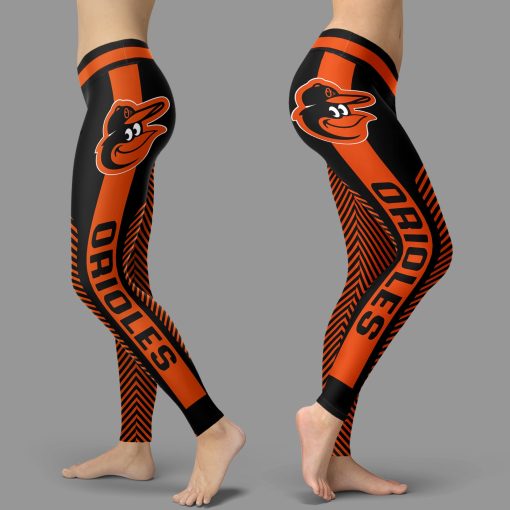Baltimore Orioles Team High Waist Leggings for Women