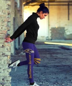 Baltimore Ravens Women 3D Printed Leggings Sports