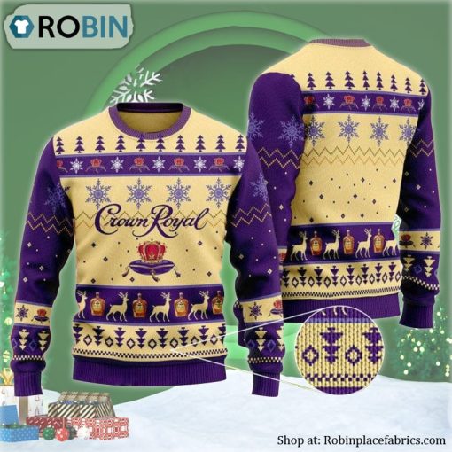 Basic Crown Royal Ugly Christmas Sweater