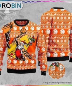 Basketball Ugly Christmas Sweater