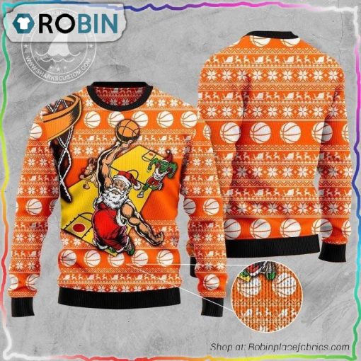 Basketball Ugly Christmas Sweater