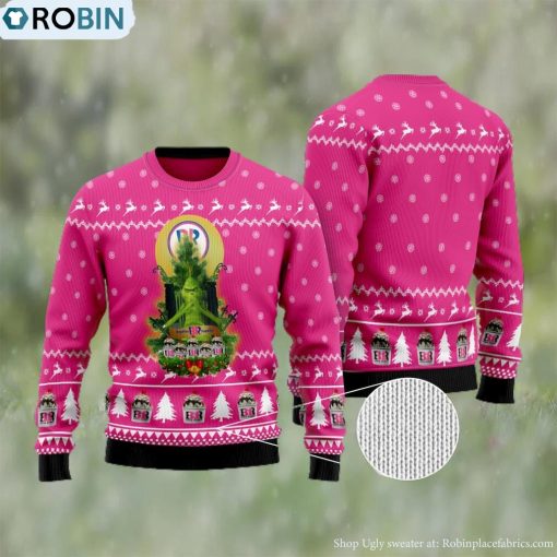 Baskin Robbins Grinch Snow Ugly Christmas Sweater