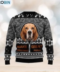 Beagle Make Great Again Ugly Christmas Sweater 3D Gift Christmas Funny