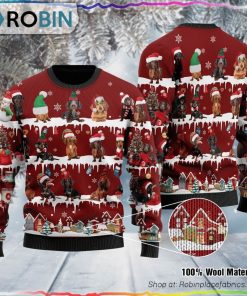 Bearded Collie Ugly Christmas Sweater
