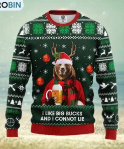 Beer Bear Ugly Christmas Sweater For Men Women
