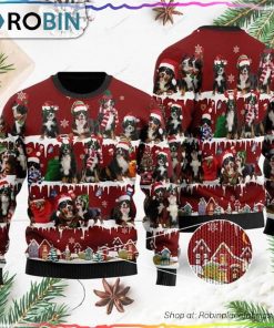 Bernese Mountain Dog Ugly Christmas Sweater