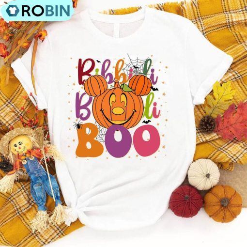 Bibbidi Bobbidi Boo Cute Shirt, Halloween Mouse Ears Vacation Tee, Hoodie, Sweatshirt