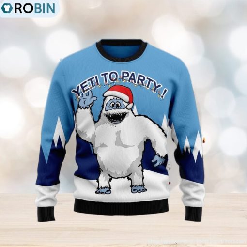 Bigfoot Party Ugly Christmas Sweater Best Gift For Men And Women