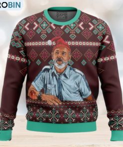 Bill Murray Ugly Christmas Sweater 3D Gift Christmas Funny