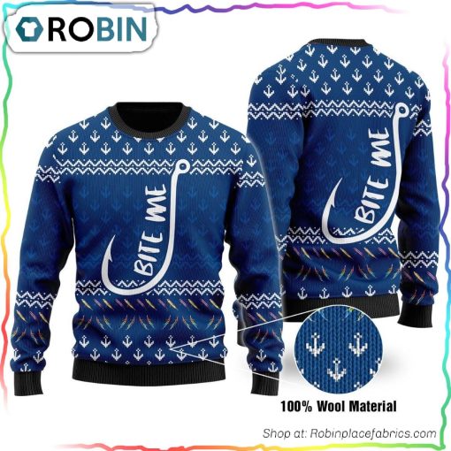 Bite Me Ugly Christmas Sweater