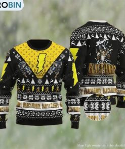 Black Adam Ugly Christmas Sweater Black Adam Ugly Christmas Sweater