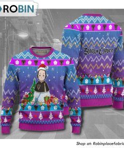 Black Clover Charmy Anime Christmas Ugly Sweater Black Clover Charmy Anime Christmas Ugly Sweater