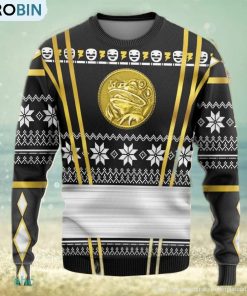 Black Ninja Mighty Morphin Power Rangers Custom Ugly Sweater 3D Gift For Men And Women Black Ninja Mighty Morphin Power Rangers Custom Ugly Sweater 3D Gift For Men And Women