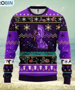 Black Panter Ugly Christmas Sweater Pupple Ideas For Men Women