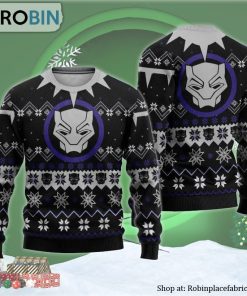 Black Panther Ugly Christmas Sweater