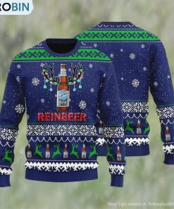 Blue Moon Reinbeer Beer Ugly Christmas Sweater, Gifts For Beer Lovers