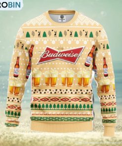 Budweiser Beer Ugly Christmas Sweater Amazing Gift Men And Women Christmas Gift Budweiser Beer Ugly Christmas Sweater Amazing Gift Men And Women Christmas Gift