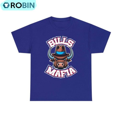 Buffalo Bills Football Shirt, Bills Mafia Long Sleeve Unisex Hoodie