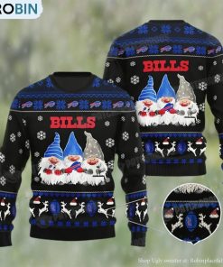 Buffalo Bills Gnomes Ugly Christmas Sweater NFL Football Lovers Gift