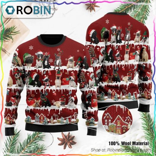 Bulldog Ugly Christmas Sweater