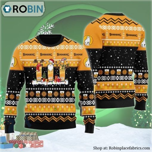 Bundaberg Santa Reindeer Snowflake Ugly Christmas Sweater