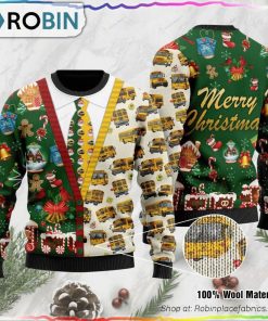 Bus Driver Ugly Christmas Sweater