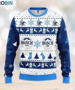Busch Latte Beer Ugly Christmas Sweater Amazing Gift Men And Women Christmas Gift