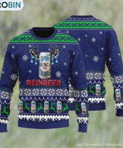 Busch Latte Reinbeer Ugly Christmas Sweater, Gifts For Beer Lovers