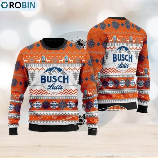 Busch Latte Ugly Sweater For Men And Women Gift Sweater Beer